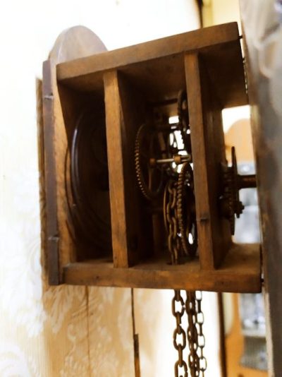 19th Century SCHWARZWALD Hunting Wall Clock - Image 7