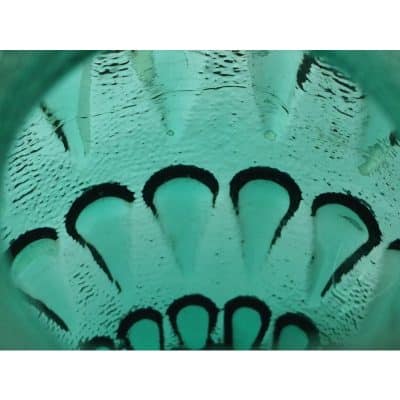 Mid 20th Century Murano Emerald Glass Vase - Image 9