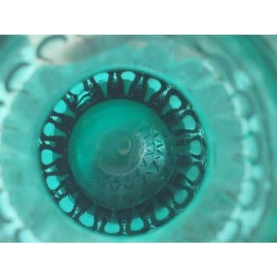 Mid 20th Century Murano Emerald Glass Vase - Image 5