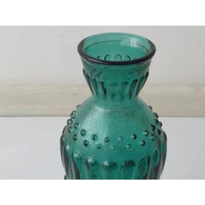 Mid 20th Century Murano Emerald Glass Vase - Image 3