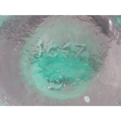 Mid 20th Century Murano Emerald Glass Vase - Image 2