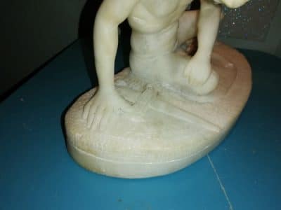 19th Century Marble Warrior Sculpture - Image 7