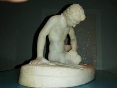 19th Century Marble Warrior Sculpture - Image 8