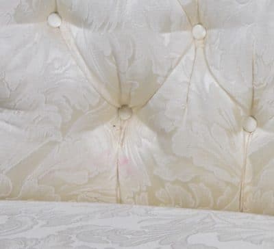 Victorian Oak Damask Sofa SAI3521 - Image 16