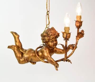Mid 20th Century Italian Wooden Hanging Light - Image 7