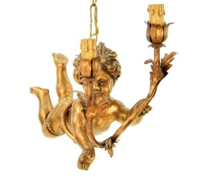 Mid 20th Century Italian Wooden Hanging Light - Image 5