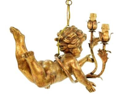 Mid 20th Century Italian Wooden Hanging Light - Image 6