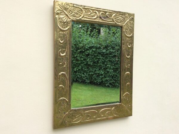 Arts & Crafts Scottish School Butterfly Mirror
