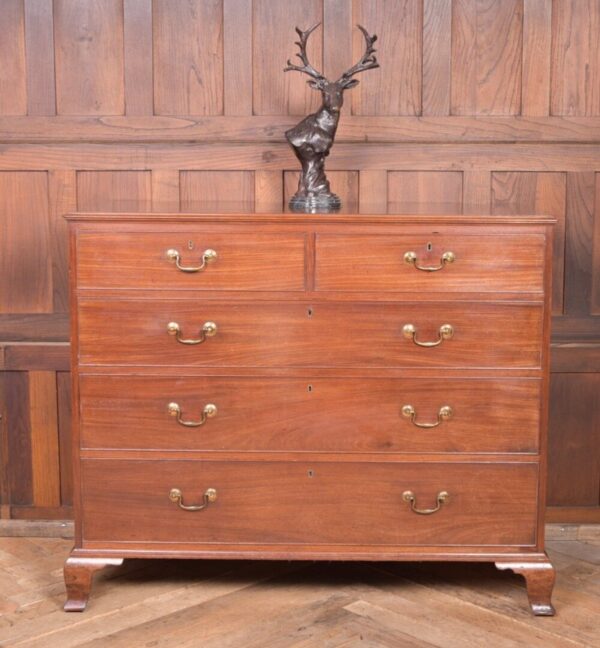 Georgian Mahogany 2 Over 3 Chest Of Drawers SAI2171