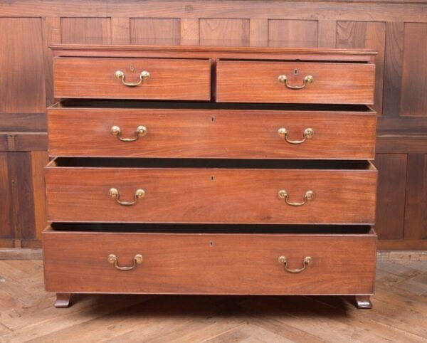 Georgian Mahogany 2 Over 3 Chest Of Drawers SAI2171 - Image 4