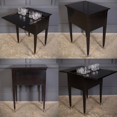 Black Surprise Drinks & Cocktail Table by Waring & Gillow