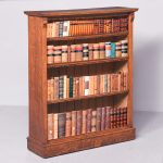 Edwardian Oak Open Bookcase Antique Bookcases