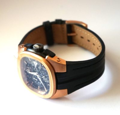 Vintage Breil Milano Chronometer Watch With Leather Strap & Boxed - Image 3