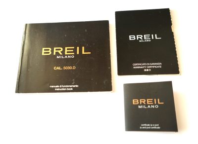 Vintage Breil Milano Chronometer Watch With Leather Strap & Boxed - Image 15