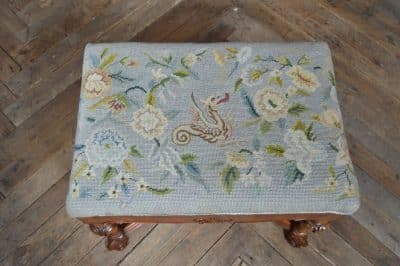 Victorian Walnut Stool SAI3201 - Image 7