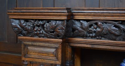 Victorian Oak Open Bookcase SAI3569 - Image 3