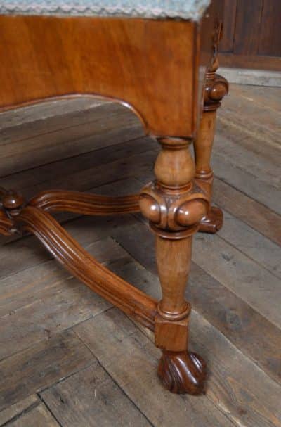 Victorian Walnut Stool SAI3201 - Image 5