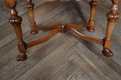 Victorian Walnut Stool SAI3201 - Image 4