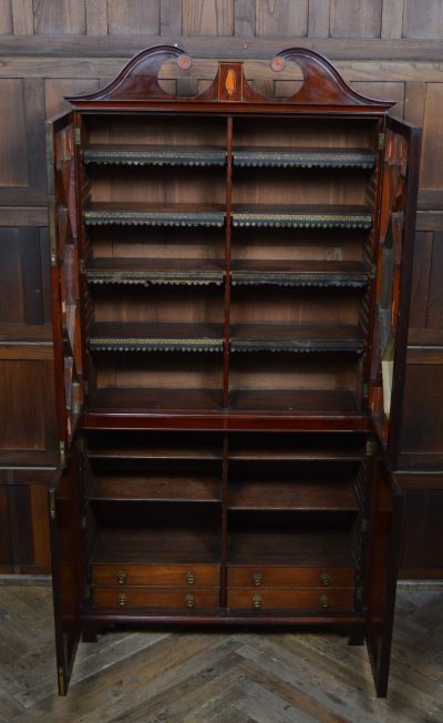 Georgian Mahogany Bookcase SAI3568 - Image 8