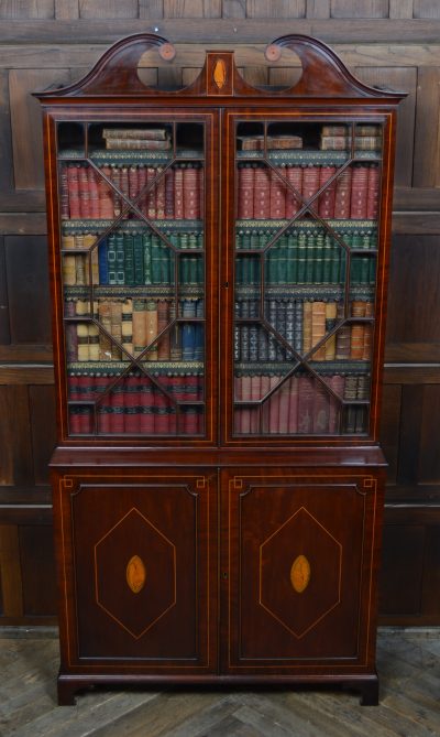 Georgian Mahogany Bookcase SAI3568 - Image 18