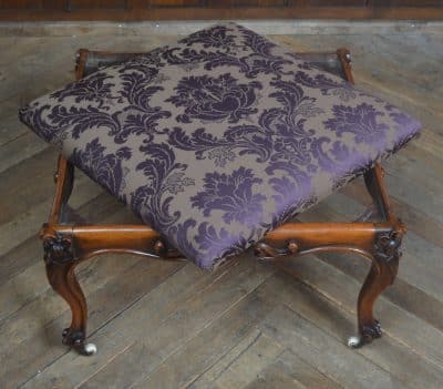 Victorian Walnut Central Stool SAI3235 - Image 11