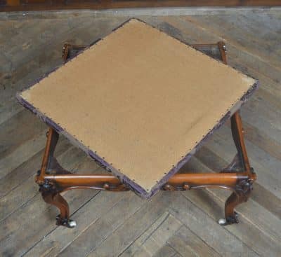 Victorian Walnut Central Stool SAI3235 - Image 12