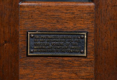 Vintage Mahogany Post Box And Stamp Vending Machine SAI3584 - Image 10