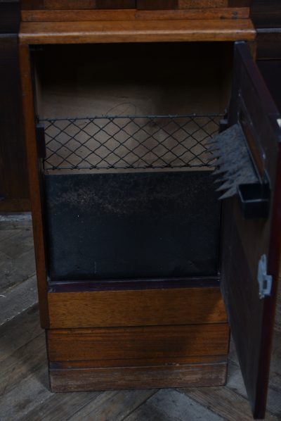 Vintage Mahogany Post Box And Stamp Vending Machine SAI3584 - Image 15