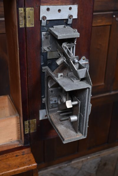 Vintage Mahogany Post Box And Stamp Vending Machine SAI3584 - Image 18