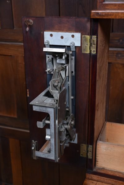 Vintage Mahogany Post Box And Stamp Vending Machine SAI3584 - Image 19