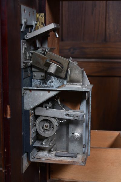 Vintage Mahogany Post Box And Stamp Vending Machine SAI3584 - Image 20