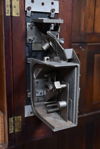 Vintage Mahogany Post Box And Stamp Vending Machine SAI3584 - Image 21