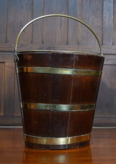 Georgian Mahogany Peat / Coal Bucket SAI3120 - Image 2