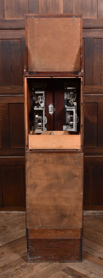 Vintage Mahogany Post Box And Stamp Vending Machine SAI3584 - Image 24