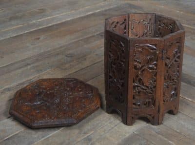 Islamic Carved Octagonal Folding Table SAI3243 - Image 4