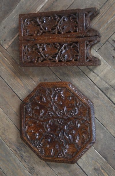 Islamic Carved Octagonal Folding Table SAI3243 - Image 2