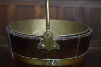 Georgian Mahogany Peat / Coal Bucket SAI3120 - Image 3