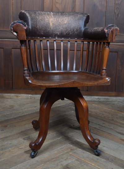 Edwardian Revolving Desk Chair SAI3561 - Image 4