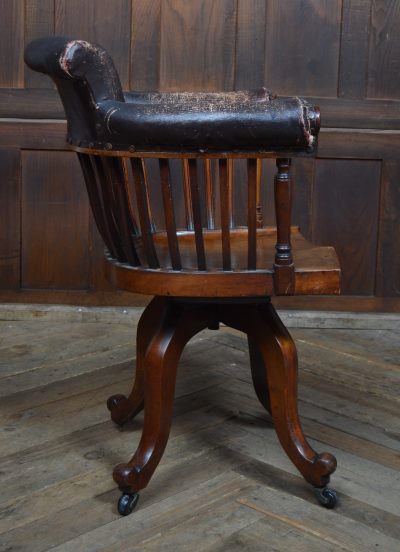 Edwardian Revolving Desk Chair SAI3561 - Image 6