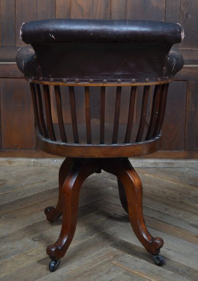Edwardian Revolving Desk Chair SAI3561 - Image 7