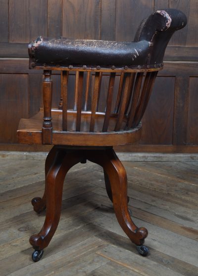 Edwardian Revolving Desk Chair SAI3561 - Image 8