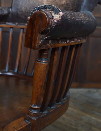 Edwardian Revolving Desk Chair SAI3561 - Image 9