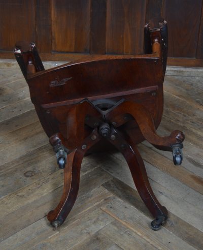 Edwardian Revolving Desk Chair SAI3561 - Image 12