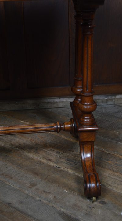 Victorian Walnut Writing Library Table SAI3560 - Image 5
