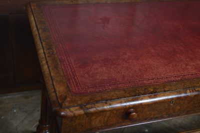 Victorian Walnut Writing Library Table SAI3560 - Image 7