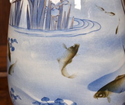Pair of Japanese Nishikide Pear Shaped Vases SAI3580 - Image 5