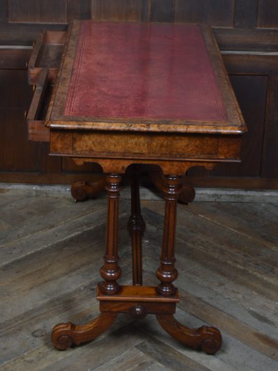 Victorian Walnut Writing Library Table SAI3560 - Image 14