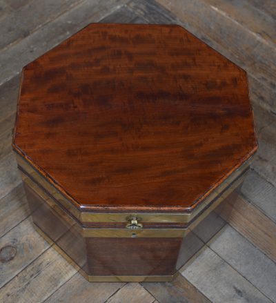 Georgian Mahogany Cellarette / Wine Cooler SAI3559 - Image 3