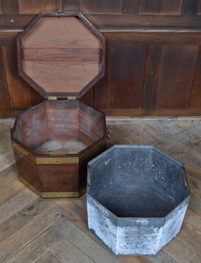 Georgian Mahogany Cellarette / Wine Cooler SAI3559 - Image 11