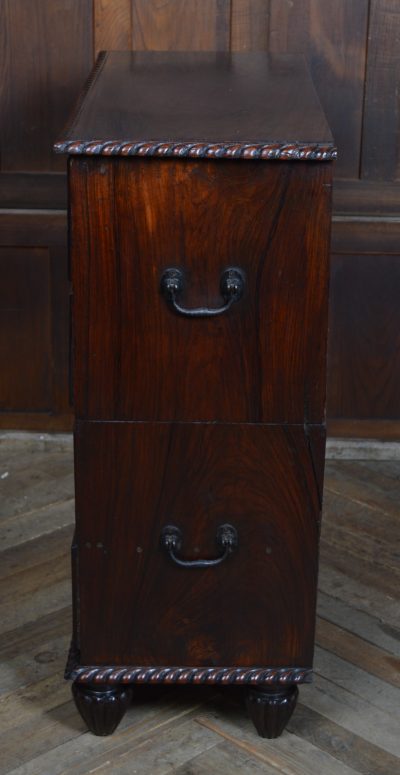Anglo-Indian Padouk Campaign Chest SAI3556 - Image 18